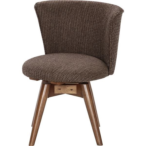 モダン調 ダイニングチェア/食卓椅子 [ブラウン] 幅50cm 木製フレーム 『クラム』