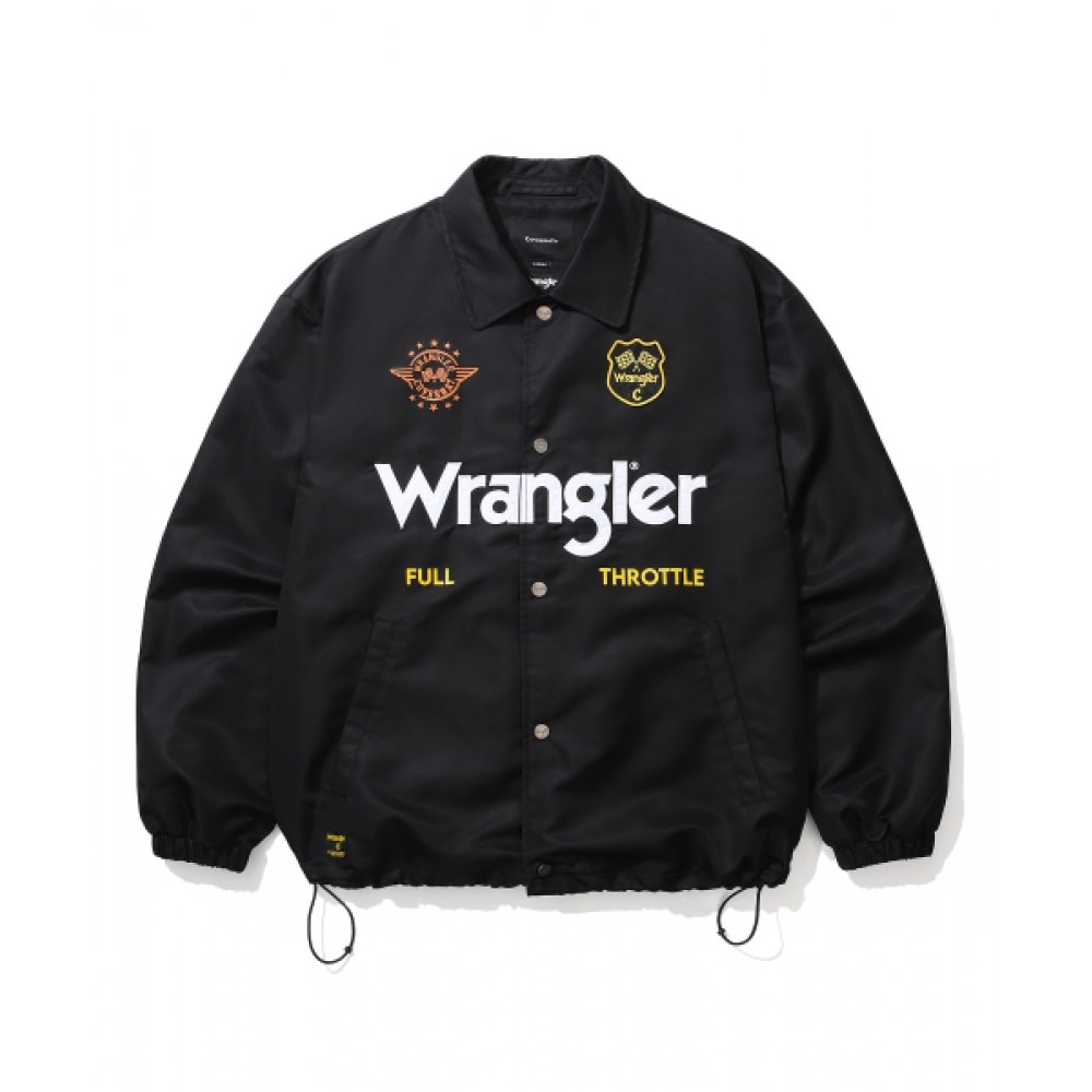 COVERNAT [COVERNAT X ラングラー] パッチコーチジャケットブラック