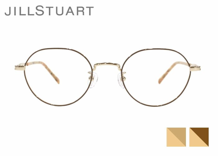 ジルスチュアート JILL STUART 05-0019 ボストン フルリム チタン アセテート レディース メガネ めがね 眼鏡 48サイズ