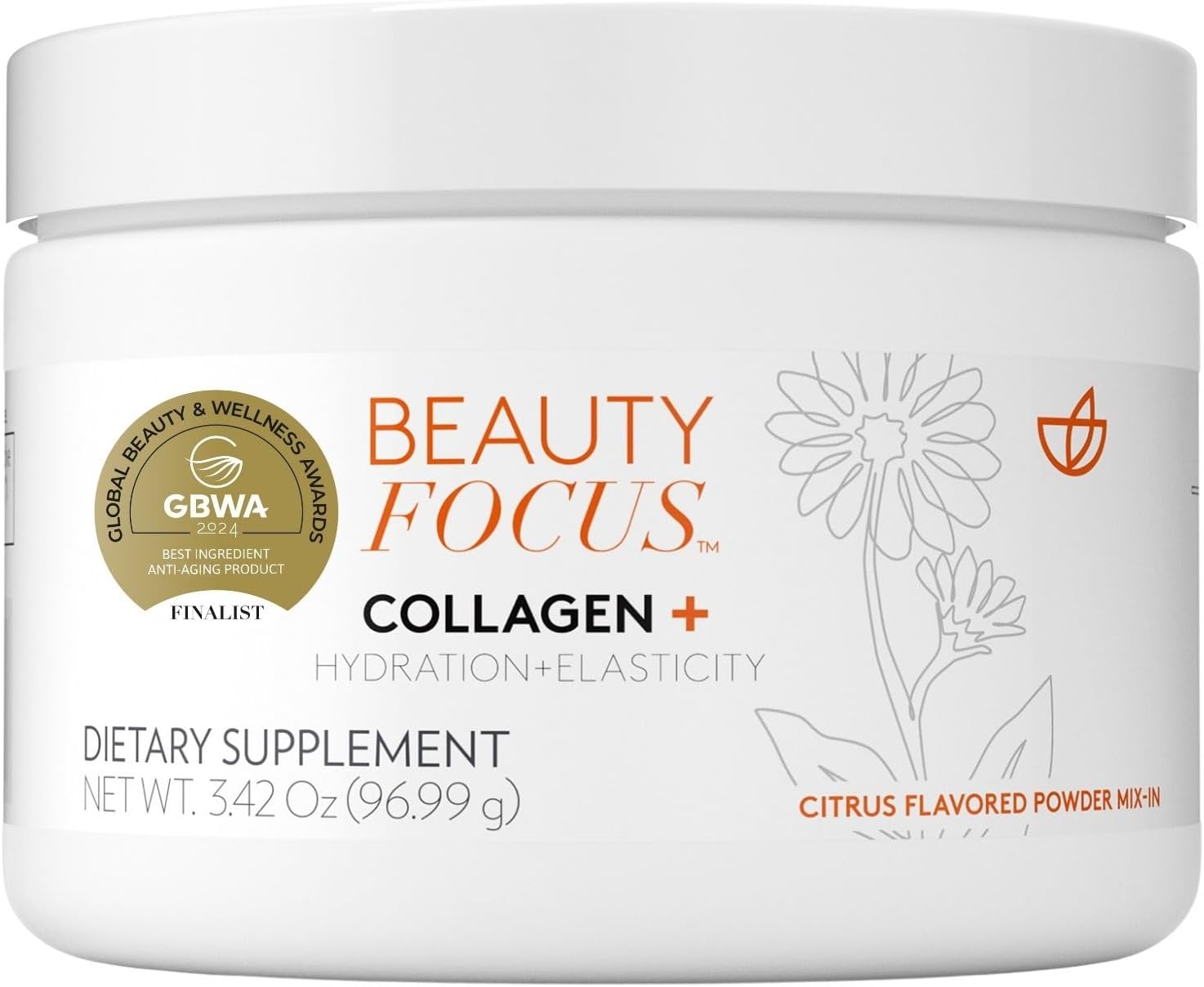 Nu Skin Collagen+パウダーミックスイン ルテイン&アセロラチェリーを配合した柑橘系風味のコラーゲンペプチド 肌の弾力トーンテクスチャーに対応 30人前