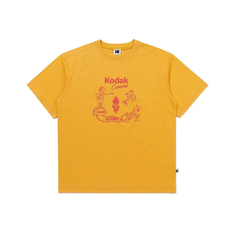 [公式]ゴールドモーメント ソロナ グラフィック半袖Tシャツ ORANGE