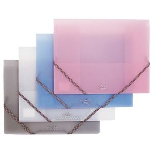 (まとめ) ビュートン フラットホルダー A4 50枚収容 背幅532mm クリヤー NFH-A4-C 1冊 (×20セット)