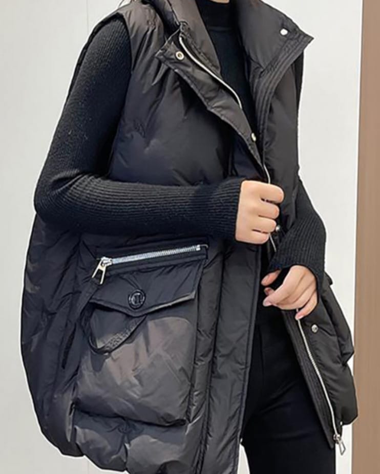 アウター デート ベスト モコモコ ダウン 可愛い きれいめ 上品 おしゃれ かっこいい 可愛い ラブリー キュート ガーリー クール モード系 セクシー エレガント 存在感 フォーマル