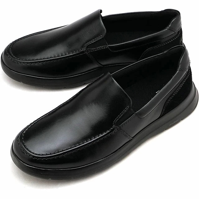 トゥルーフレックス M カイデンモック S/O [CJ1169 ] TRUFLEX M CAYDEN MOC S/O メンズ ビジネスシューズ ウォーキングシューズ 軽量 革靴 BLACK-LEA