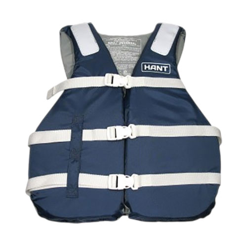 アウトドア ライフベスト 男女兼用 胸囲102-152cm対応 ネイビー(SUPER LARGE)