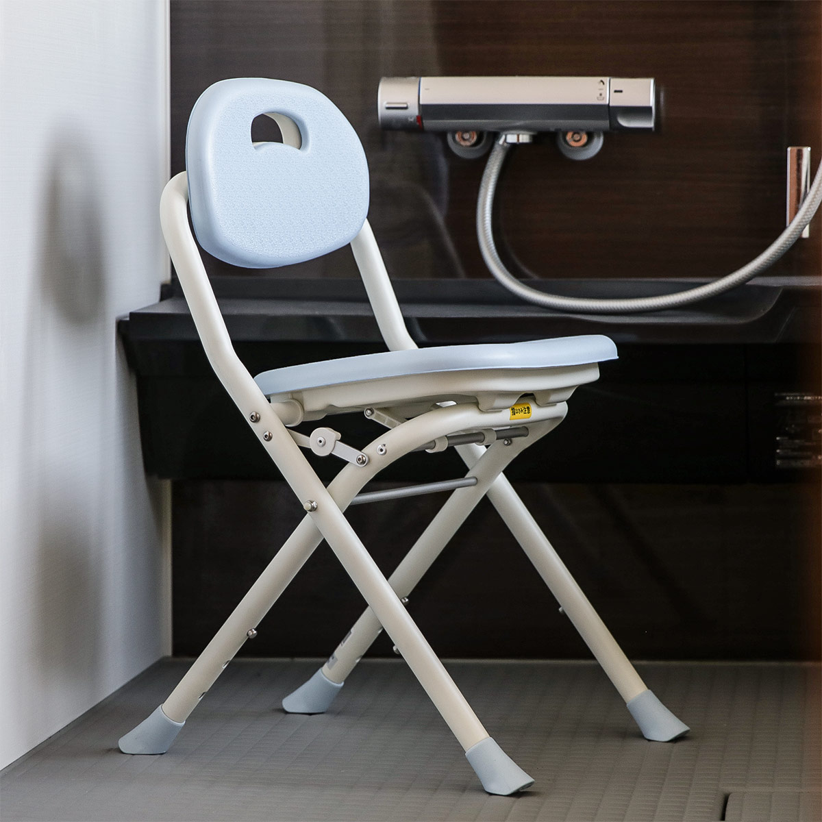 シャワーチェア 背付 折りたたみ 3段階 高さ調整 テイコブ シャワーベンチ 介護イス 風呂椅子 介護 折り畳み 背もたれ お風呂 椅子 ベンチ 風呂イス チェア 介護用 風呂 イス 介護用品