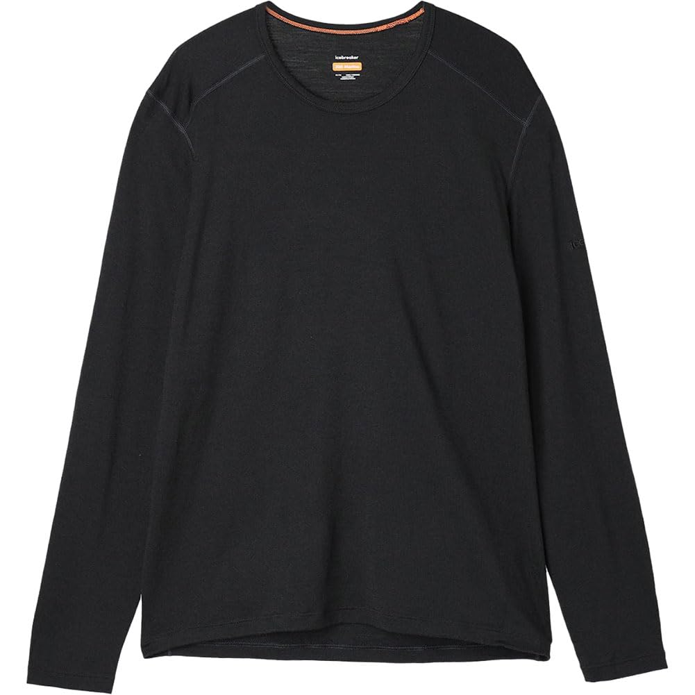 [icebreaker] [アイスブレーカー] 長袖カットソー ロンT メンズ M Merino 200 Oasis LS Crewe ブラック M
