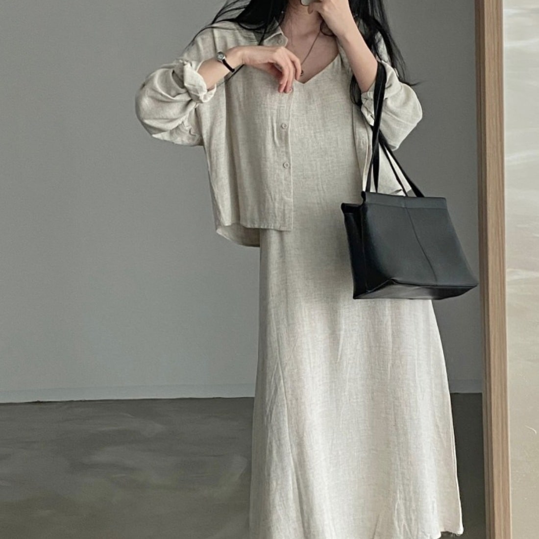 ワンピース デート かわいい 大人可愛い きれいめ シンプル カジュアル 大人 上品 おしゃれ キャミソール カーディガン セットアップ 無地　ナチュラル　夏 春 リゾート 休日 ママ 楽ちん 韓国
