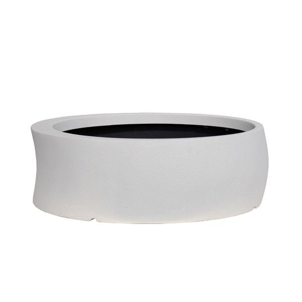 大和プラスチック ファイバーグラスシリーズ カーブ 100型 ホワイト