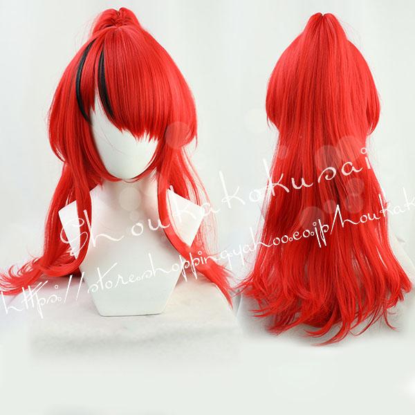 コスプレウィッグ バーチャルYouTuber Vtube 風レイン・パターソンLain Paterson かつら WIG 耐熱 cosplay 仮装 変装 コスチューム-290