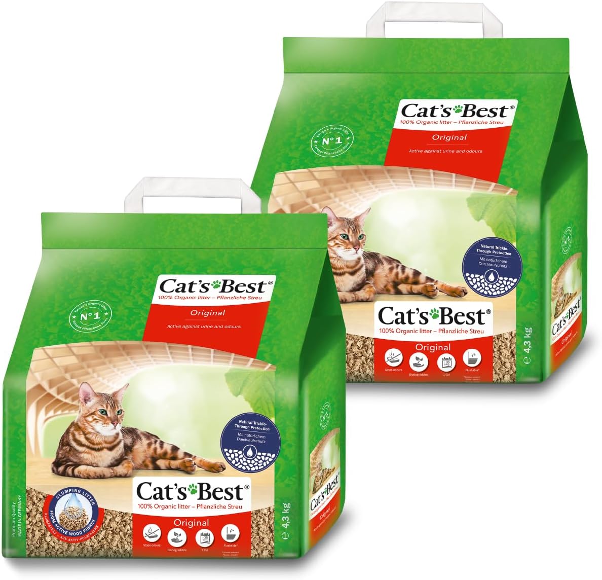 Cat s Best キャッツベスト オリジナル 10L × 2袋 猫砂 10L×2袋 (ケース販売)