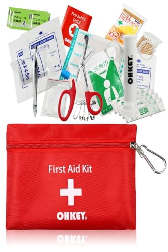 他サイト： OHKEY 救急セット ファーストエイド キット ポイズンリムーバー 登山 アウトドア 防災 救急箱 小型の商品画像