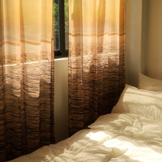 サンセット生地ポスター/カーテン（135x230cm）