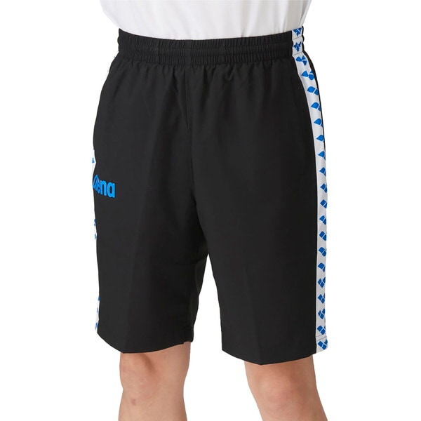 アリーナ 水泳 ハーフパンツ ブラック ASS4HPU005 BKBU S