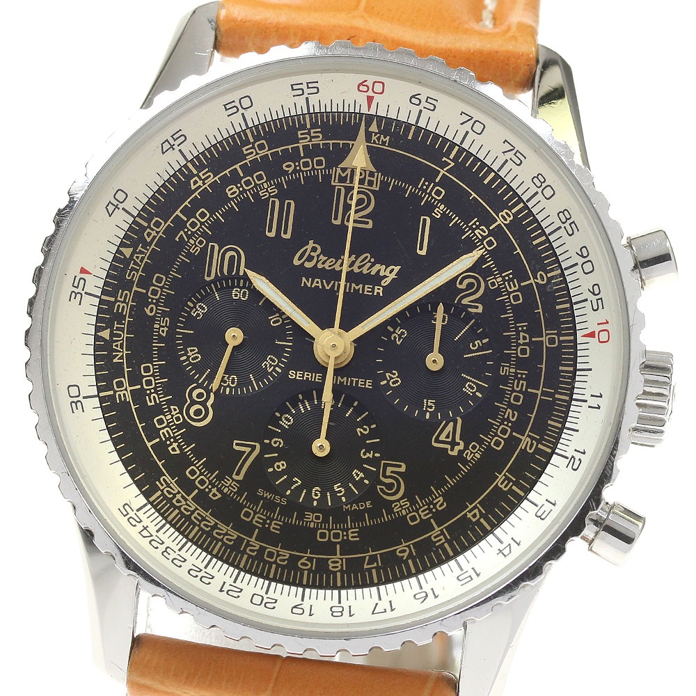 ブライトリング BREITLING A11022.1 ナビタイマーメカニック 400本限定 クロノグラフ 手巻き メンズ 箱付き_818884【中古】