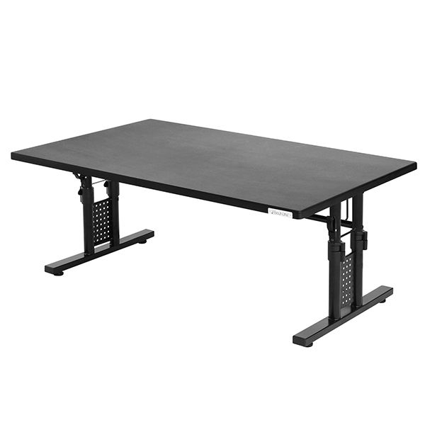 Bauhutte バウヒュッテ BHD-1200L 昇降式ローデスク EXワイド ブラック メーカー直送