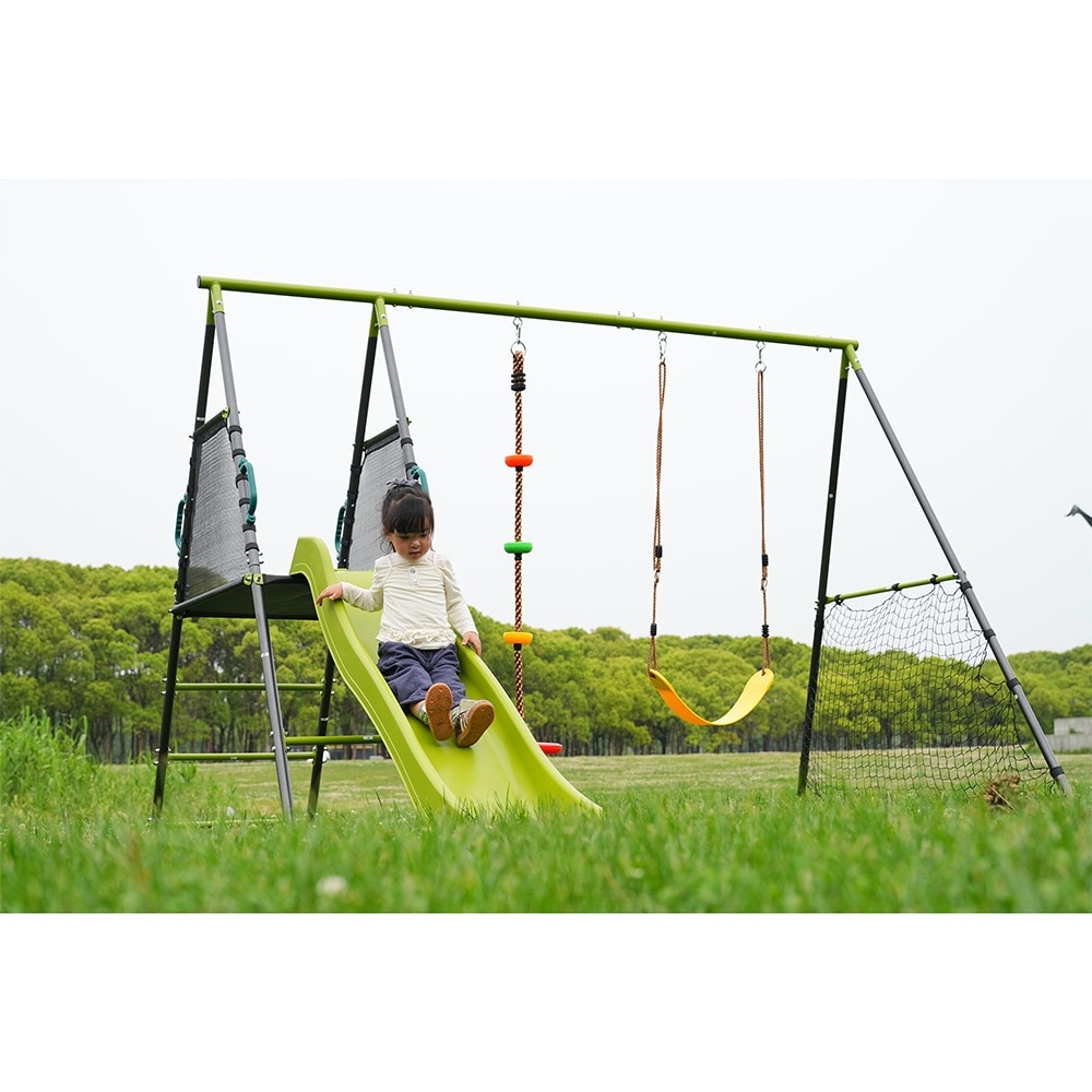 【国内即日発送】大型遊具 屋外遊具 滑り台 ブランコセット 多機能 室外遊び ジャングルジム 遊具 すべり台 家庭用 男の子 女の子 お庭ブランコ 子供用 幼児用 アウトドア 滑り止め 安心 自宅 家