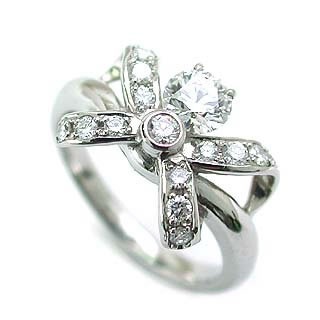 (Brand アニーベル) Pt ダイヤモンドデザインリング（婚約指輪エンゲージリング）楽ギフ_包装02P26Mar16 150,000円