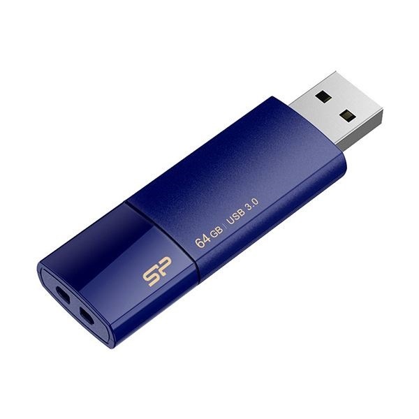 （まとめ）シリコンパワーUSB2.0フラッシュメモリ Ultima U05 64GB ネイビー SP064GBUF2U05V1D 1個2セット 6,023円