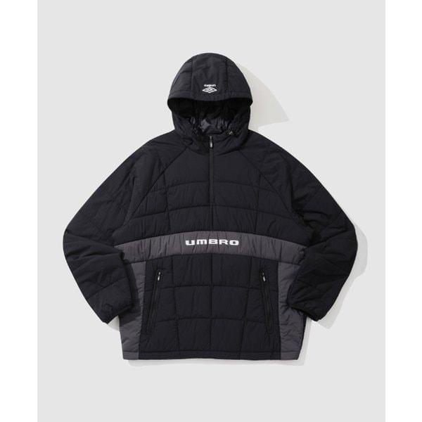 フットボールキルティングパディングアノラック共用 BB UP421SWTO4 BLK0 LGR0