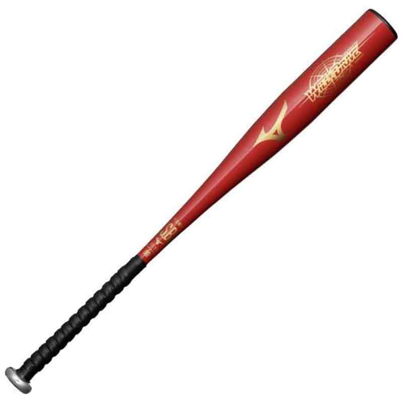 小学生軟式用ウィルドライブ レッド×ヒッティングナビ トップ(金属製 78cm 平均500g) 野球 バット 軟式 金属製 ウィルドライブ ヒッティングナビ26SS (1CJMY