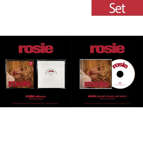ROSÉ first studio album ‘rosie’ (KR Exclusive + JEWEL SET)