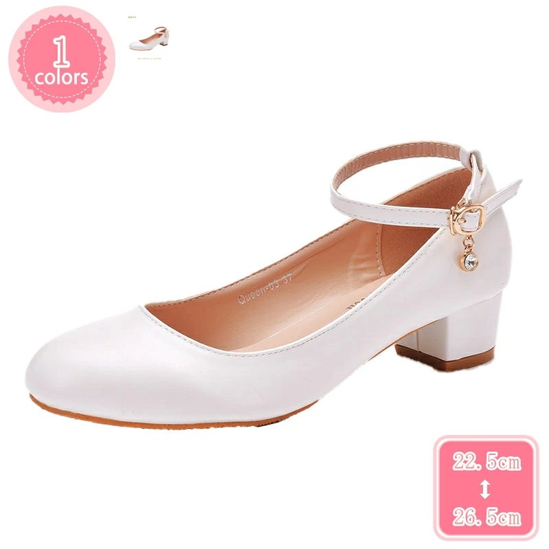1000円OFFクーポン ウエディングシューズ 結婚式 ローヒール ヒール3cm ラウンドトゥ パンプス レディース パーティーに セクシーで女性らしく 靴 大きいサイズ 美脚 歩きやすい 走れる ス