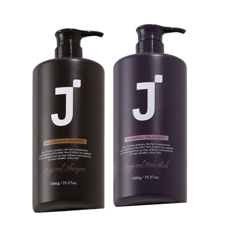 シルクケラチン ダメージヘアケア シャンプー＋トリートメント セット（各1000ml）, 1セット