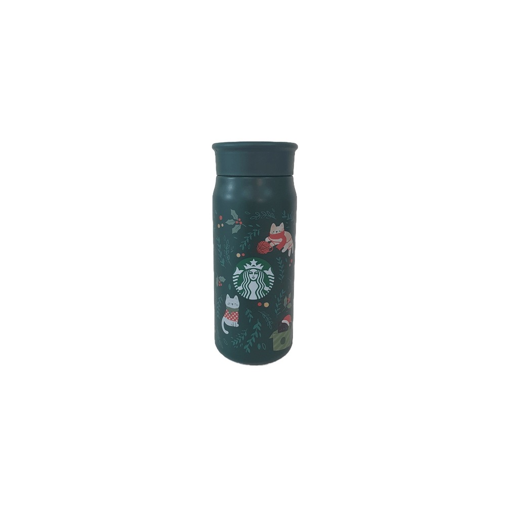 スターバックス ファンシー ホーリー キャット タンブラー 355ml 2021 クリスマス MD 1次