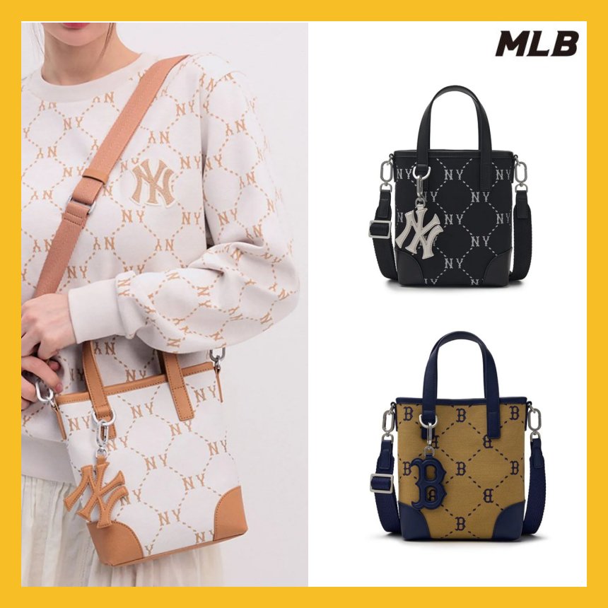 Diamond Monogram Jacquard ミニクロスバッグ 3色 (公式正規品)