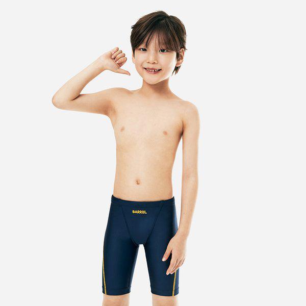 [] ボーイズエッセンシャル4部丈ジャマー水着 ネイビー (B5SKSMS301NAV)