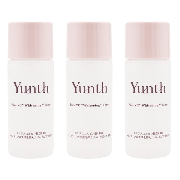 Qoo10] Yunth [3個セット]生VC化粧水 18ml 化