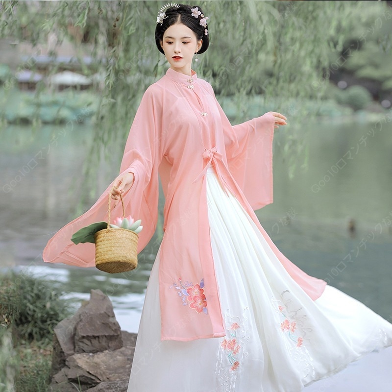 【2024新品追加】【最安値挑戦】チャイナ服 漢服 セットアップ レディース ワンピース プレ衣装 宮廷衣装 ドレス チャイナドレス 唐装漢服 豪華華流 舞台ステージ衣装 中国風-50