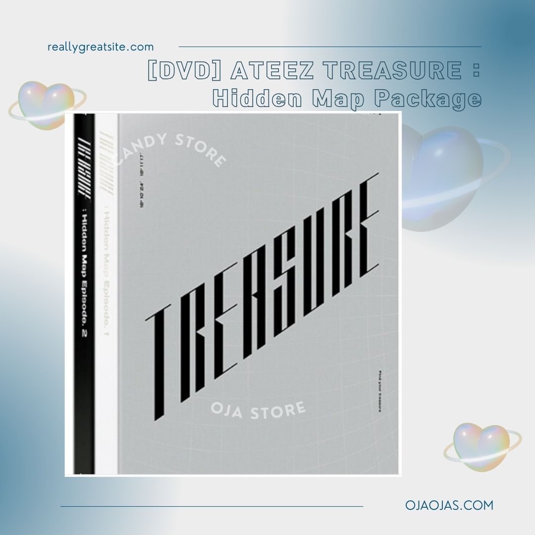 [DVD]ATEEZ TREASURE:Hidden Map Package - アウトスリーブ+フォトブック+葉書(6種/1セット)+フォトカード(ランダム6種)