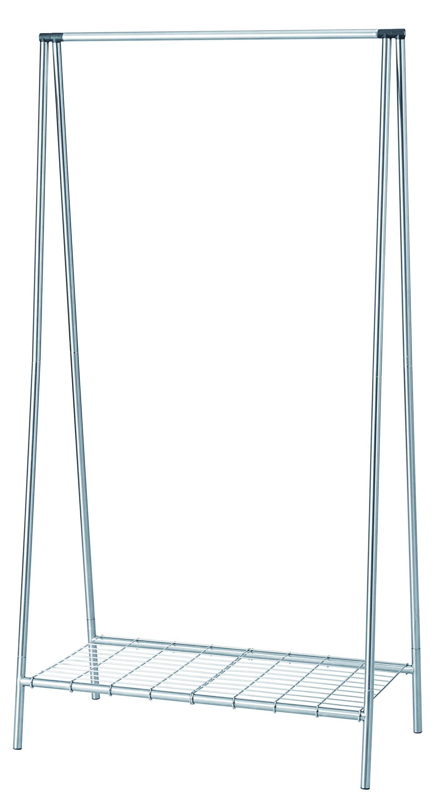 天馬(Tenma) 耐久性と美しさを兼ね備えた室内物干し インテリア物干し ハンガーラック 簡単組立 洗濯物干し 軽く持ち運べてコンパクトに収納できる物干しスタンド 【簡単組立】【色 オールステンレス
