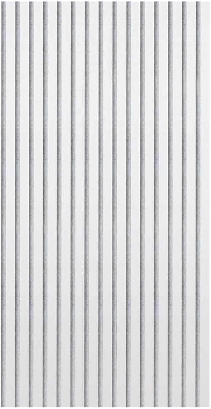 吸音パネル ウッドパネル 吸音材 防音パネル 木製 吸音ボード 遮音シート 吸音シート 防音ボード 騒音対策 木目調 おしゃれ 楽器演奏 (ホワイト, 600x1200x21mm)