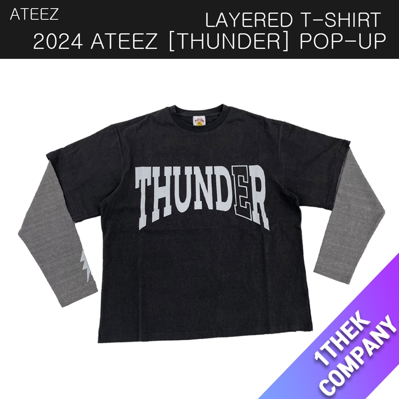 （LAYERED T-SHIRT）ATEEZ - 2024 ATEEZ [THUNDER] POP-UP
