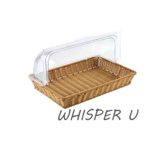 ブレッドバスケット パンかご フードカバー ブレッドケース 透明 お菓子/果物/デザート/チーズ/ケーキ/クッキー収納バスケット キッチン収納 プラスチック製蓋付