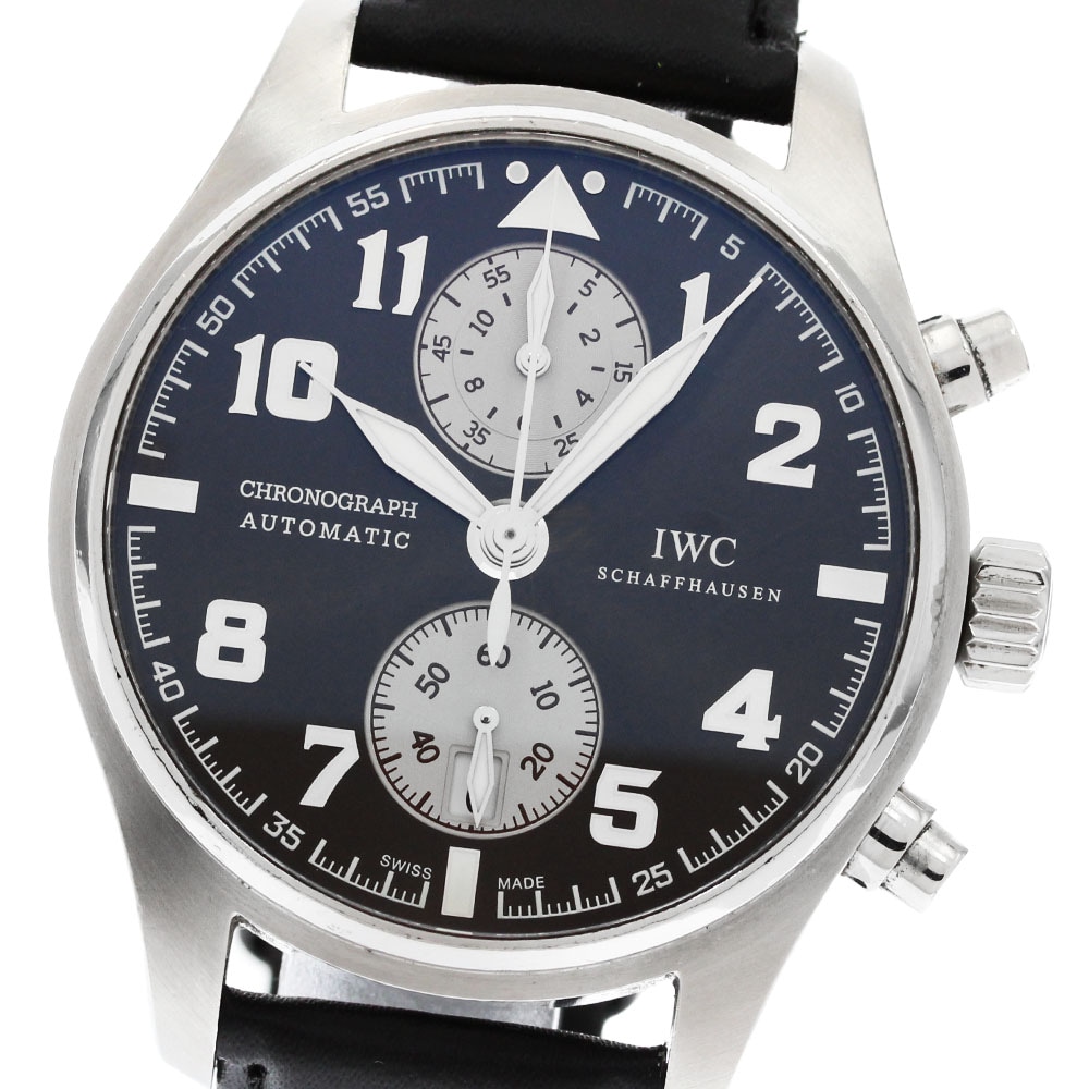IWC IWC SCHAFFHAUSEN IW387806 パイロットウォッチ アントワーヌ・ド・サンテグジュペリ クロノグラフ 自動巻き メンズ _845652【中古】