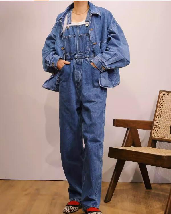 コーディロイパンツ サロペット レディース