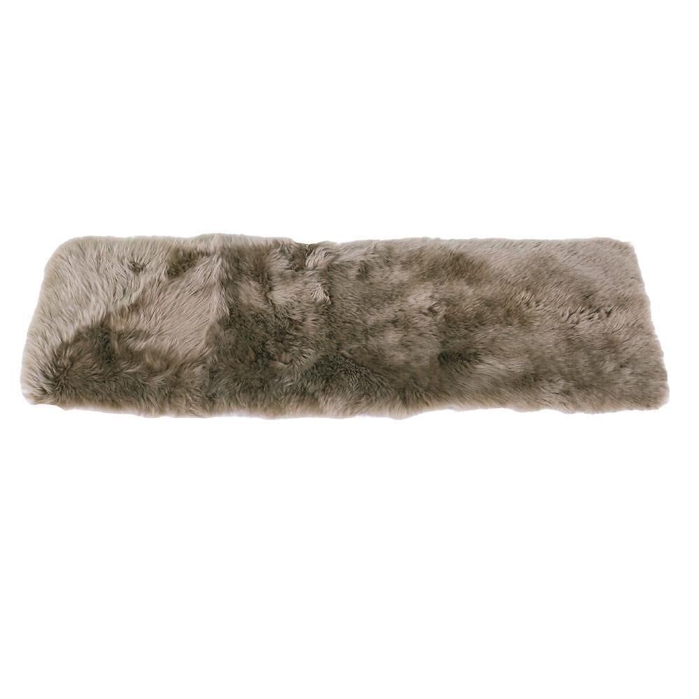 ムートンロングクッション 40x120cm ブラウン LWR512BR