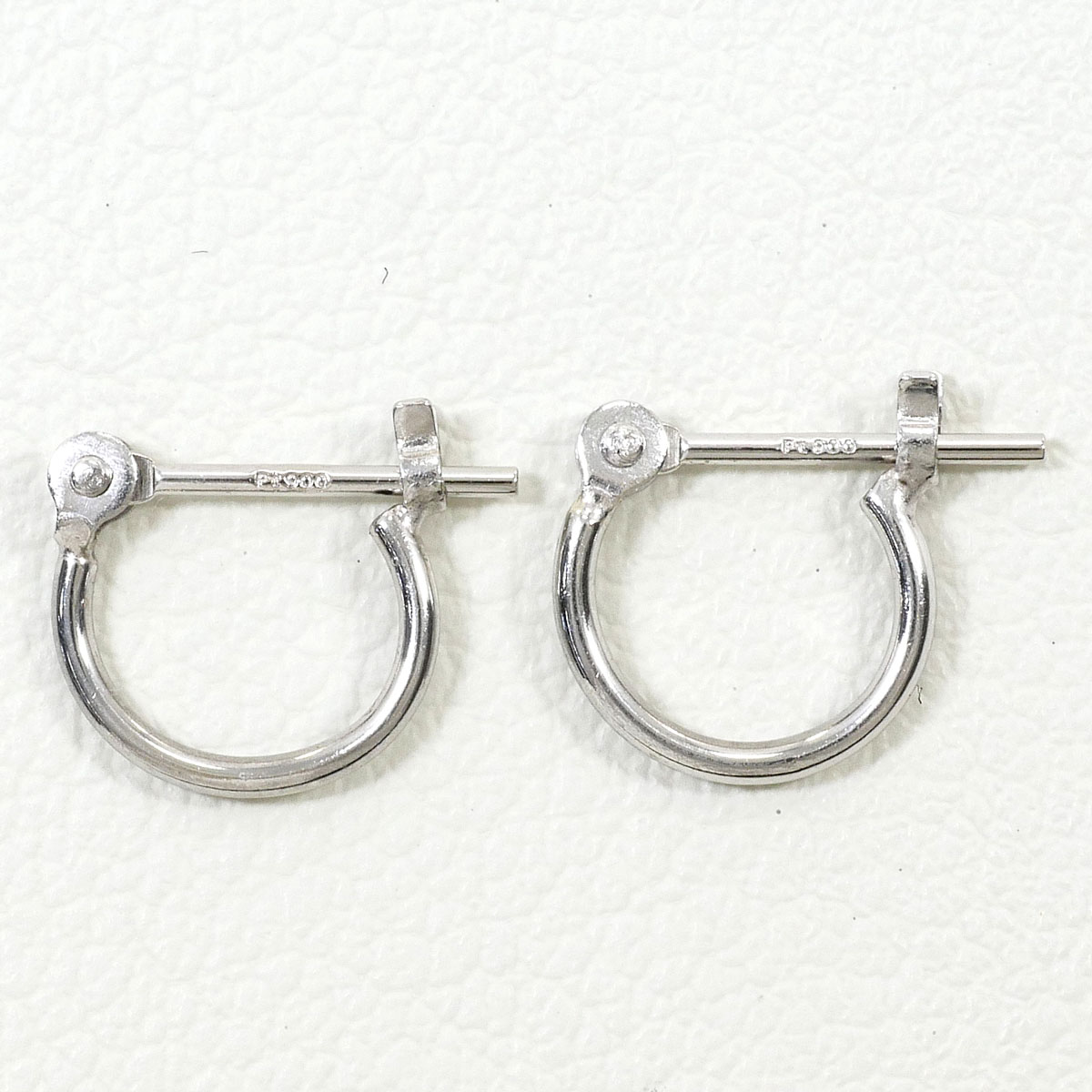 PT900 プラチナ ピアス 総重量約0.5g ジュエリー 中古