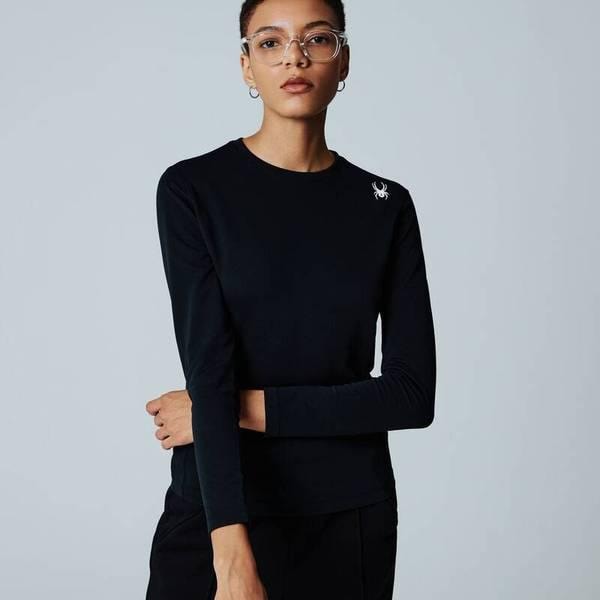 本社 女性 エッセンシャル グミ ロゴ 長袖 Tシャツ SPIFCNRL171WBLK 709681