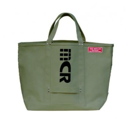 マーキュリー ハードキャンバス トートバッグL カーキ ME050614