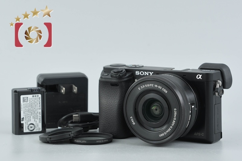 α6000 ILCE-6000 ブラック パワーズームレンズキット シャッター回数僅少 多言語対応