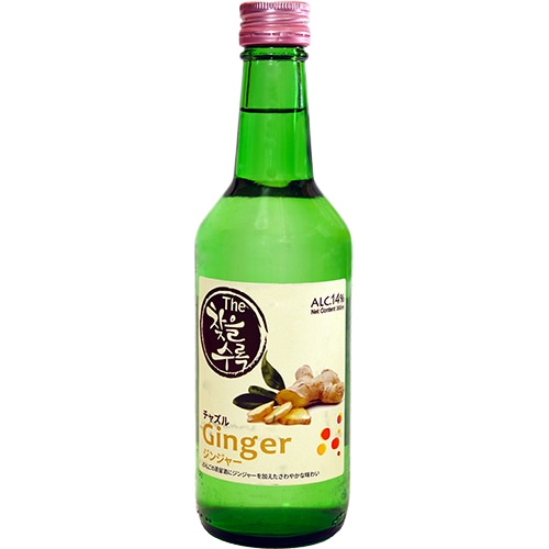 【送料無料】業務用　ワインのような焼酎　チャズル焼酎　 ジンジャー味　14度 360ml x 20本 果汁　りんご熟成発酵焼酎 韓国 ドラマ 定番 食品 料理 お酒 業務用 焼酎 甲類 リキュール