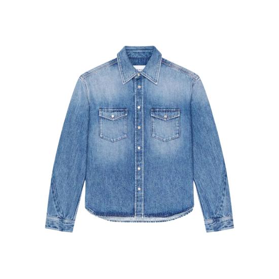 GIVENCHY Men Shirts BM616V5YD3 420 BLUE