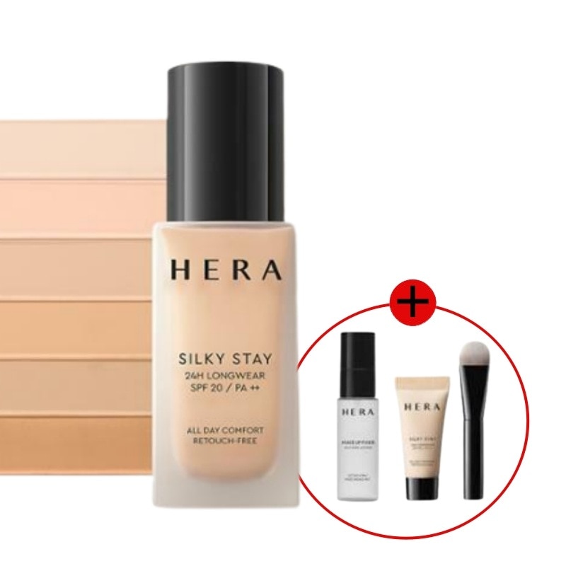 [ジェニPICK][NEW]シルキーステイ24Hロングウェアファンデーション 30g/ 9colors/ 韓国コスメ/化粧直し不要の強力なフィッティング力/塗りたての滑らかなシルキースキン