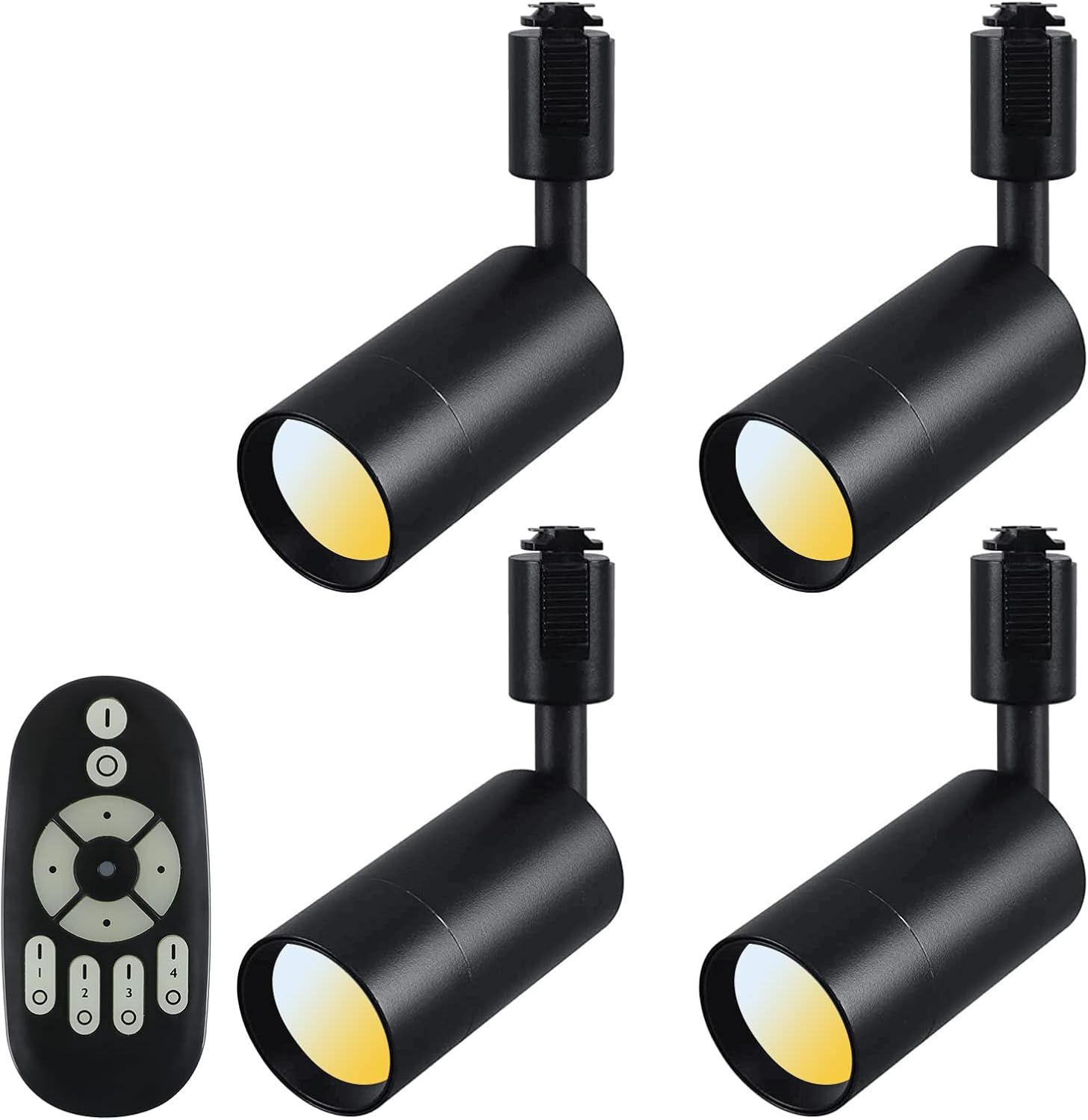 4個セット スポットライト ダクトレール用 調光調色可能 リモコン対応 E11口金 50W形相当 (SETGDYB-6WE11CTB-4B-Y) LED電球 高輝度 省エネ 長寿命 おしゃれ 角度調節 7,530円