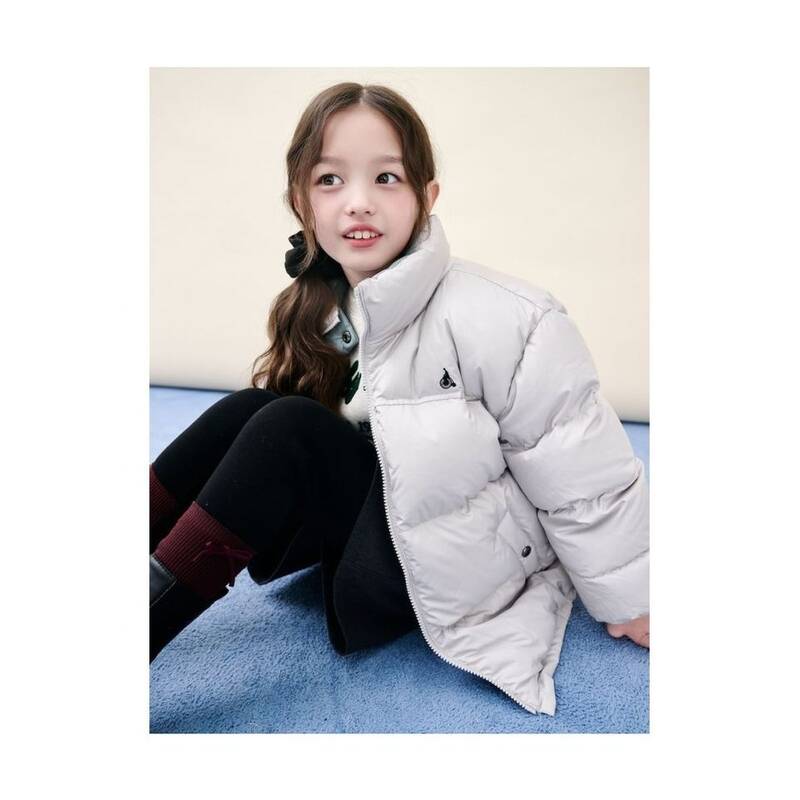 ビーンポールキッズ BEANPOLE KIDS リバーシブル プーファー ショート ベージュ (BI5X38U10A) BI5X38U10A 350015